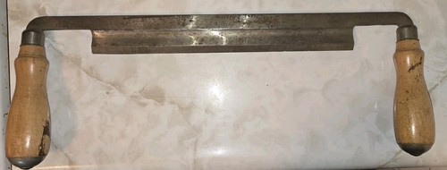 Vtg Sears 10" Draw Knife Tight Handles