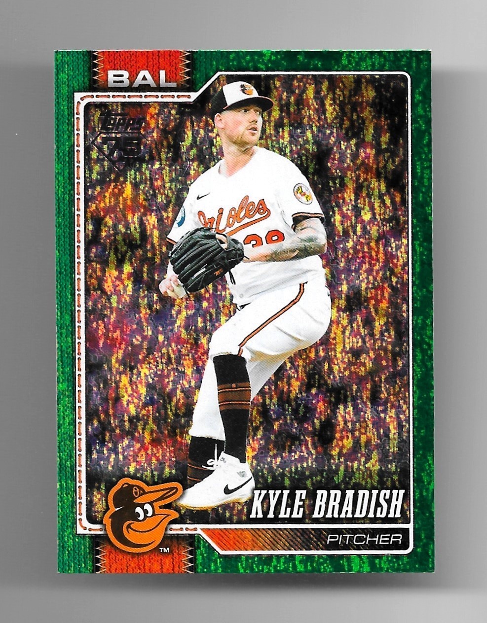 90/99 kyle bradish 2026 topps green holo foil parallel #647