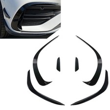 6ⅹ Frontschürze Lip Splitter Spoiler Für Mercedes Benz C-Klasse W206 Carbon ABS