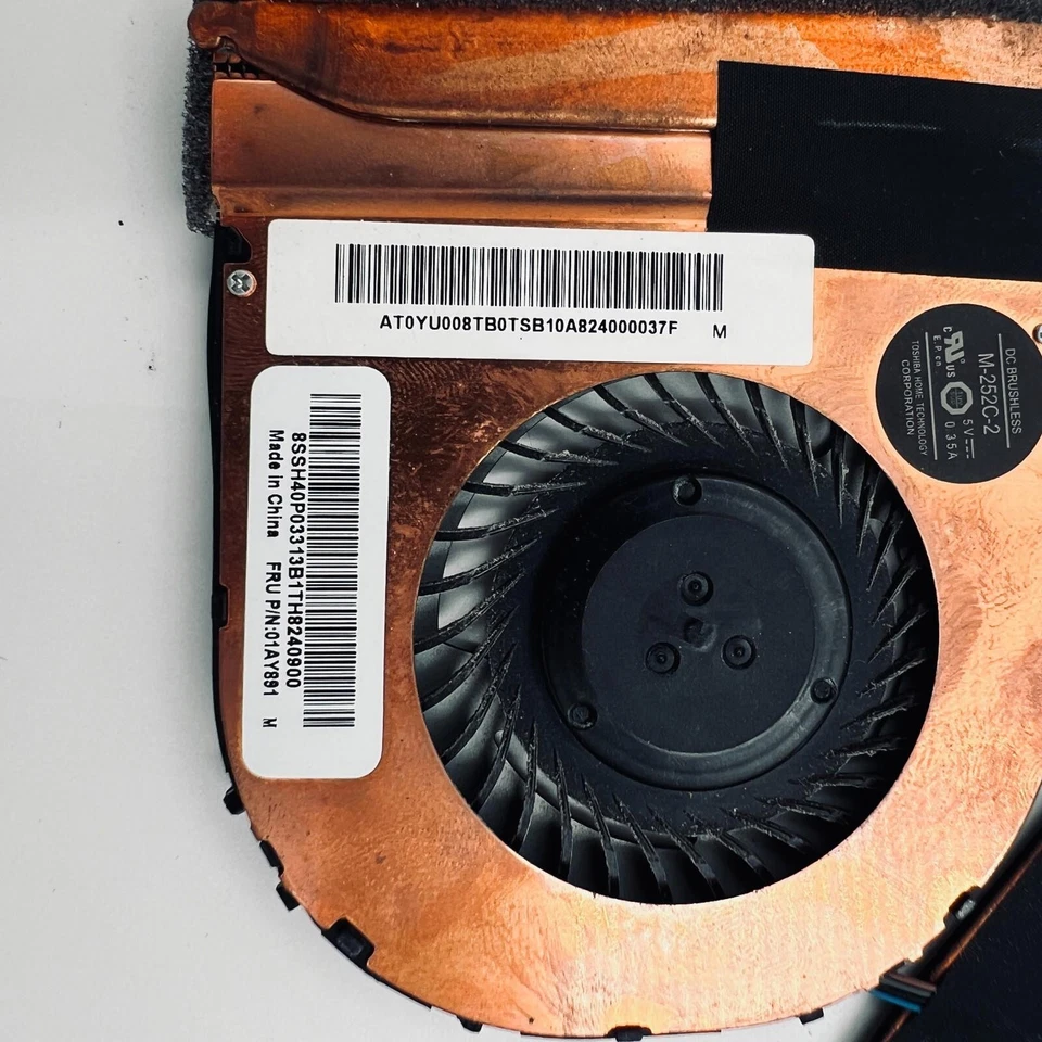 LENOVO T470s CPU FAN 01AY891 5 USED - Image 3 of 4