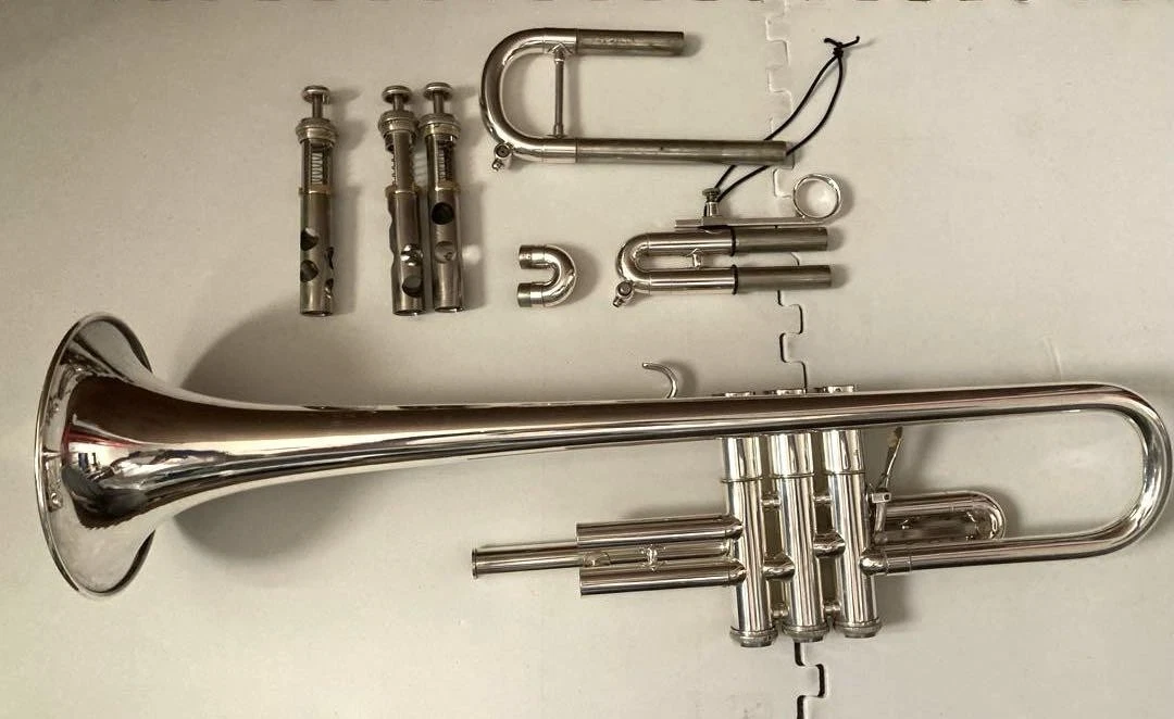 Getzen Eterna Doc Severinsen Trumpet Silver Finish with Original