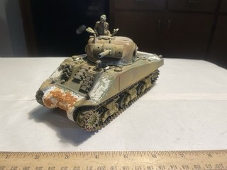 Escotillas Sherman M4 de la Segunda Guerra Mundial 1/32 EE. UU. Fundidas a presión Muy bien desgastadas