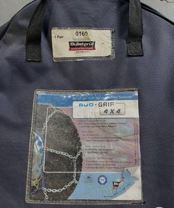 Bulletpruf Premium TIRE CHAINS, RUD Set of 2 Tire Snow Chains 4x4