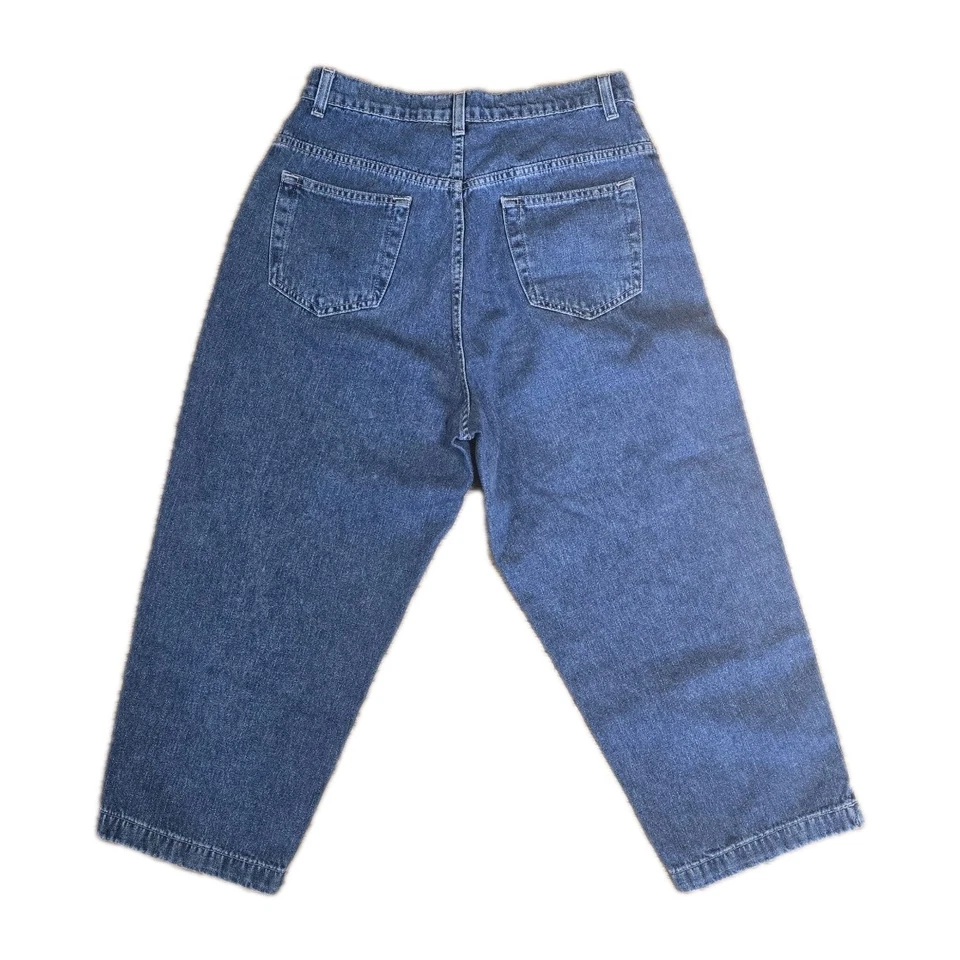 MOUNTAIN LAKE JEAN COMPANY VAQUEROS AZULES RECORTADOS MUJER TALLA S 100% ALGODÓN Foto 2 de 4