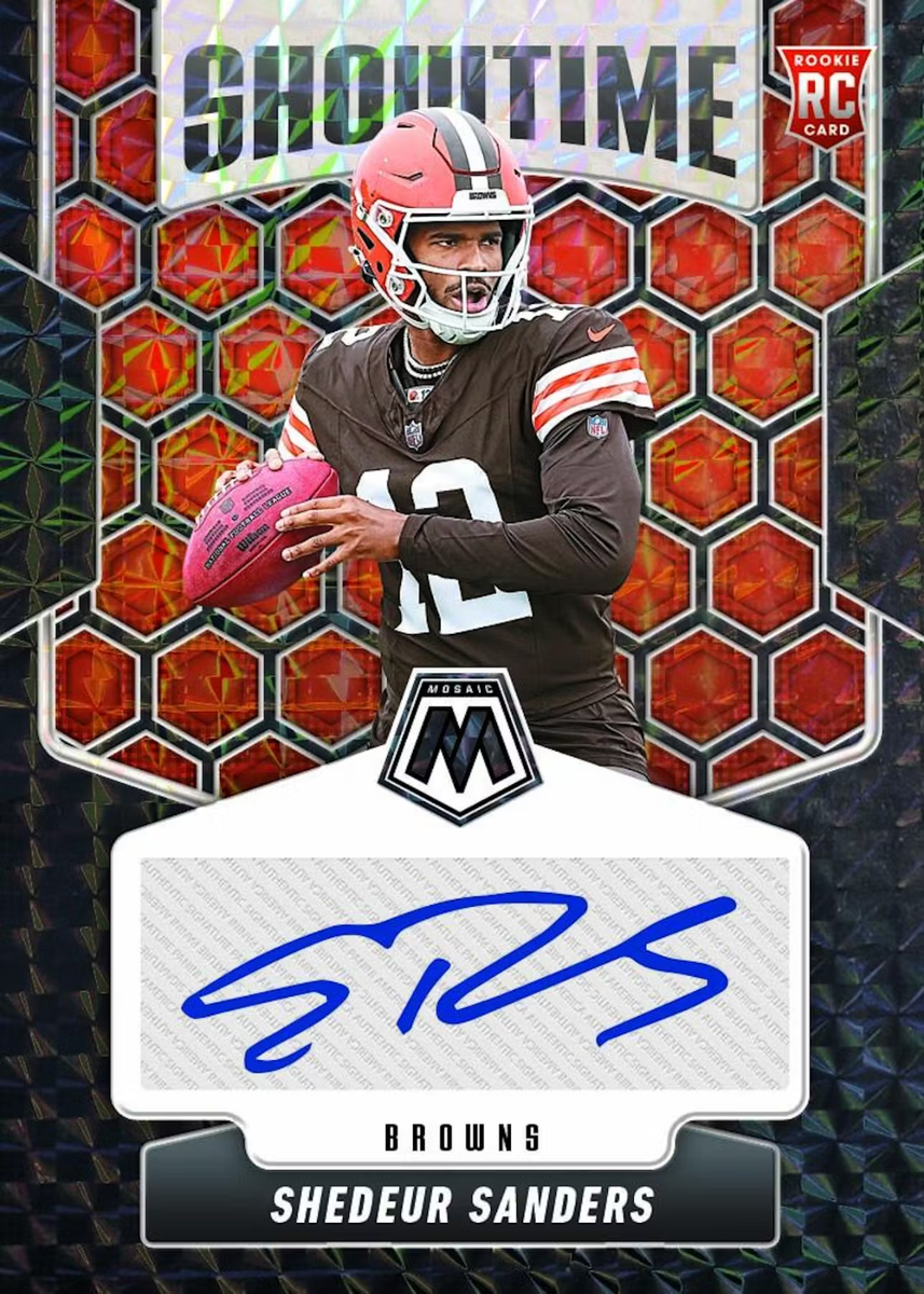2025 Panini Mosaic Football NFL Trading Cards Mega Box - 13 Mosaic