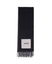 Jacquemus Rond Carre Scarf in Black