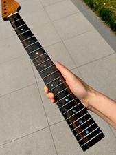 AAAAA Ebony fingerboard 22Fret Roasting flame Maple Electric guitar Neck suhr