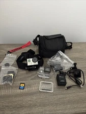 GoPro HERO3+ Plus Silver Edition With Battery, Case And Charge Cable AS IS