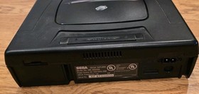 PARTS OR REPAIR Sega Saturn MK-80000A Black Console With Controller And Cords