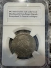1963-P Franklin Half Dollar Encapsulated Nice Coin