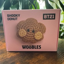  Box Set Collectible Woobles BT21 minini SHOOKY Donut Crochet Kit  Custom Hook