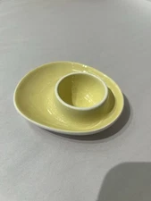 Norway Figgjo Egg Cup Yellow 1970’s Porcelain Ceramic