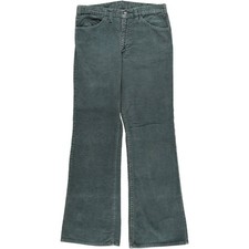Vintage Levi's 646-1532 bell-bottom corduroy pants men's size W33 size equi...