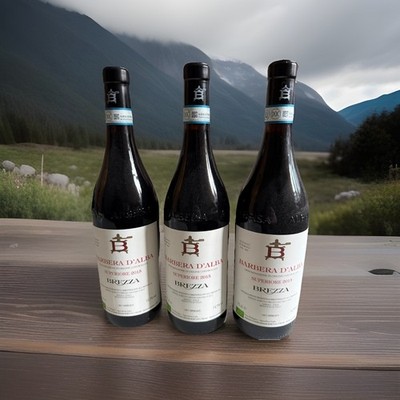 3x BREZZA - Barbera d'Alba Superiore DOC 2015   Rotwein Italien Piemont