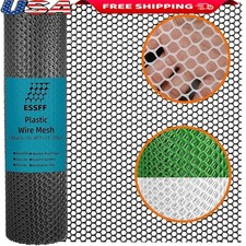 Versatile Pet Garden Fence Easy Install Black Netting Protective Barrier 16.4ft