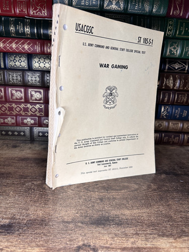 War Gaming U.S. Army Command General Staff College PB - Afbeelding 1 van 2