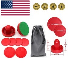 Home Standard Air Hockey Paddles and 2 Size Pucks, Small Size for Kids, Large...