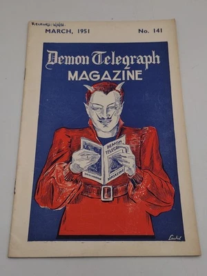 Vintage Magic / Magical Magazine The Demon Telegraph, March 1951 No. 141 VGC - Image 1 of 3