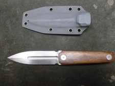 Boker Stout Wood Handle Fixed Blade Knife