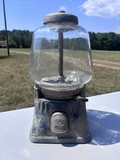 Vintage ?Silver King? Glass Globe, 1 Cent, Gum Ball Machine, PARTS OR RESTORE