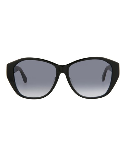 Saint Laurent Womens Round/Oval Black Black Grey Fashion Designer Eyewear