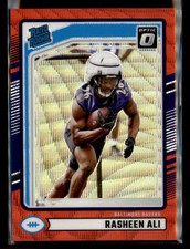2024 Donruss #347 Rasheen Ali Optic Rated Rookies Preview Red Wave