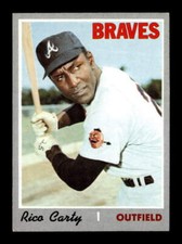 1970 Topps #145 Rico Carty Atlanta Braves  VG-EX+ Baseball Card *D700