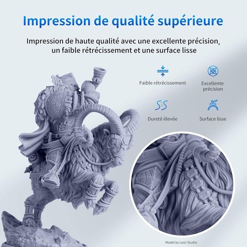 10KG Gris ANYCUBIC Résine Imprimante 3D Standard UV 405nm Imprimante 3D Resin - Zdjęcie 4 z 11