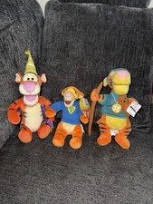 Disney Mini Bean Bag Plush Tigger Set Of 3 Vintage Retired: Winnie Pooh