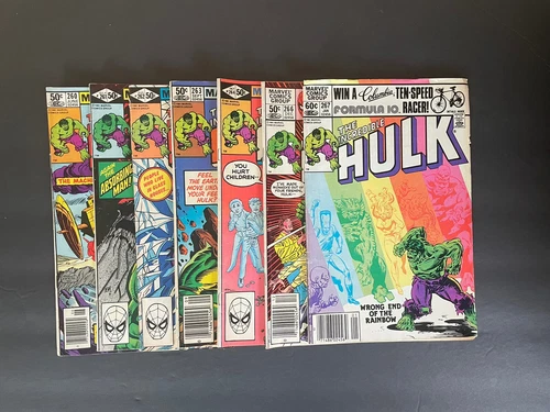 Marvel Comics INCREDIBLE HULK vintage comic book lot see below for issues
