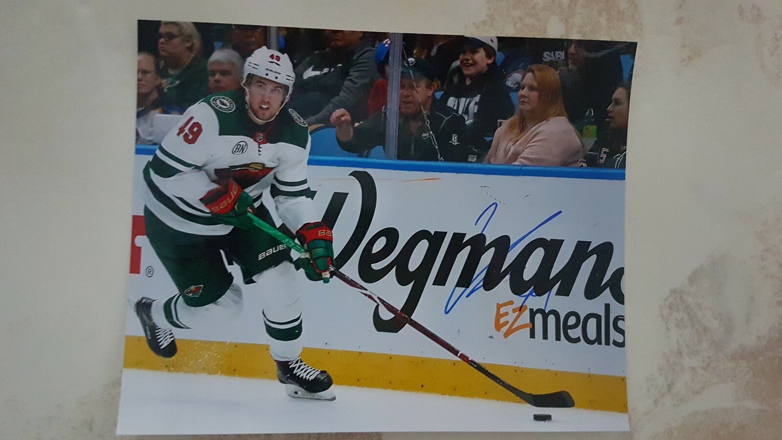 Victor Rask Minnesota Victor Rask Autographed Signed Minnesota Wild 8x10 Photo COA | eBay