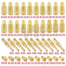 Carburetor 30Pcs Main Jets+ 10Pcs Slow/Pilot Jet Set #50 #52 #55 #120 #125 #130