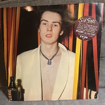 輸入盤LP:Sid Vicious Experience Sex Pistols Sid Vicious Sid Sings 1979 Punk Rock Vinyl Sex Pistols 2144