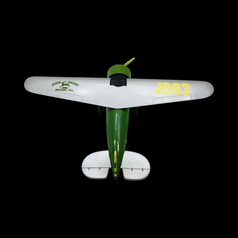 Banco de avión de colección John Deere JD93 Lockheed Vega 5B 1992 #35024 fundido con especificaciones Foto 4 de 4