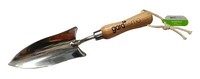 Blumenkelle Edelstahl Mit Eschenholzstiehl, 7 X 14Cm Sandgestrahlt 95054342