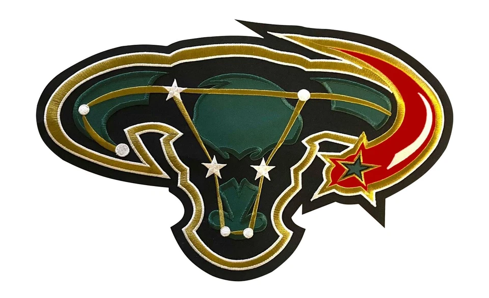 Dallas Stars Mooterus Cow Bull NHL Hockey Jersey Patch Black Alternate Third - Image 3 of 3