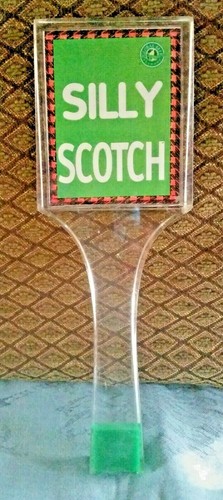 Vintage ~ Scotch de Silly Acrylic Tap Handle Collector - Home Bar - Man Cave - Picture 3 of 7