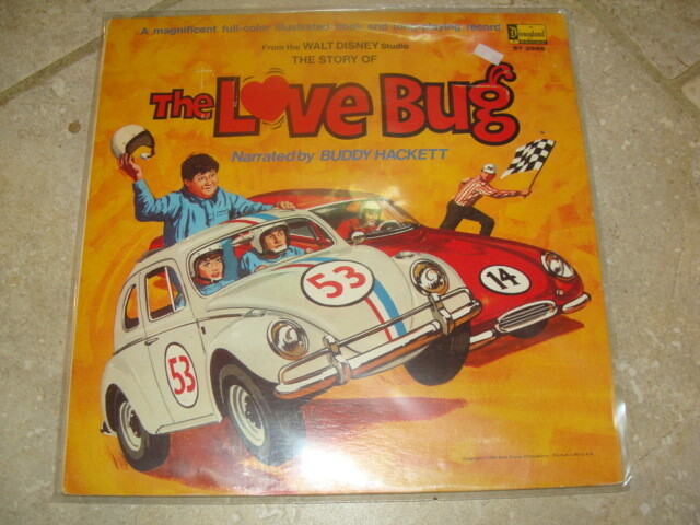 VINYL RECORD DISNEYLAND WALT DISNEY STUDIO THE LOVE BUG GATEFOLD