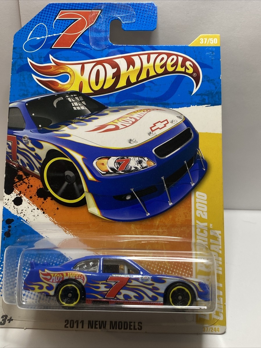 Hot Wheels Danica Patrick 2010 Chevy Impala, Blue, 2011 New Models