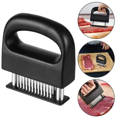 48-Blade Stainless Steel Meat Tenderizer for Beef Steak Chicken Kitchen Tool