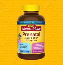 Nature Made Prenatal Multi Vitamin  DHA, 200 mg DHA, 150 Softgels