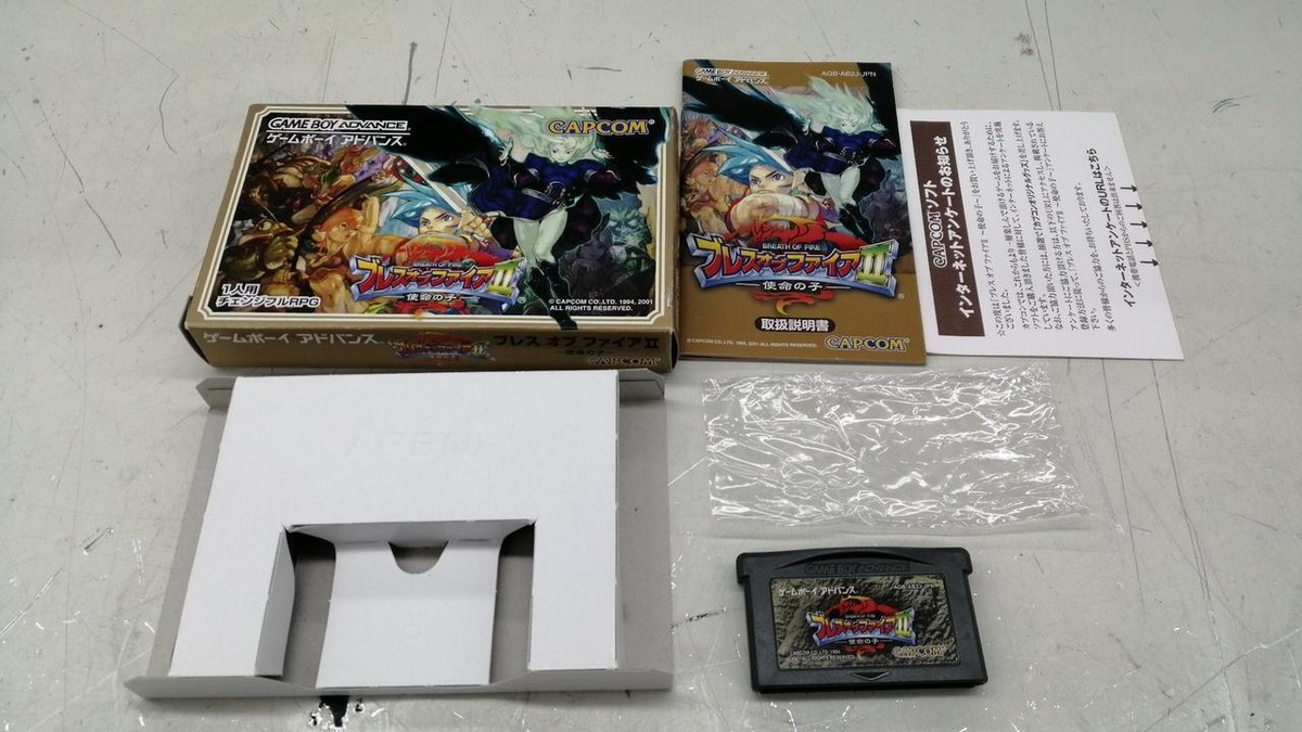CAPCOM NINTENDO GBA Breath of Fire II Game Boy Advance - Japan