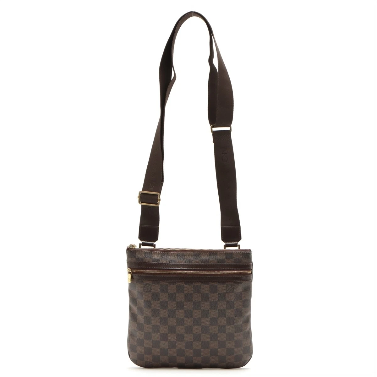 Louis Vuitton Damier Ebene Canvas Pochette Bosphore Bag Louis