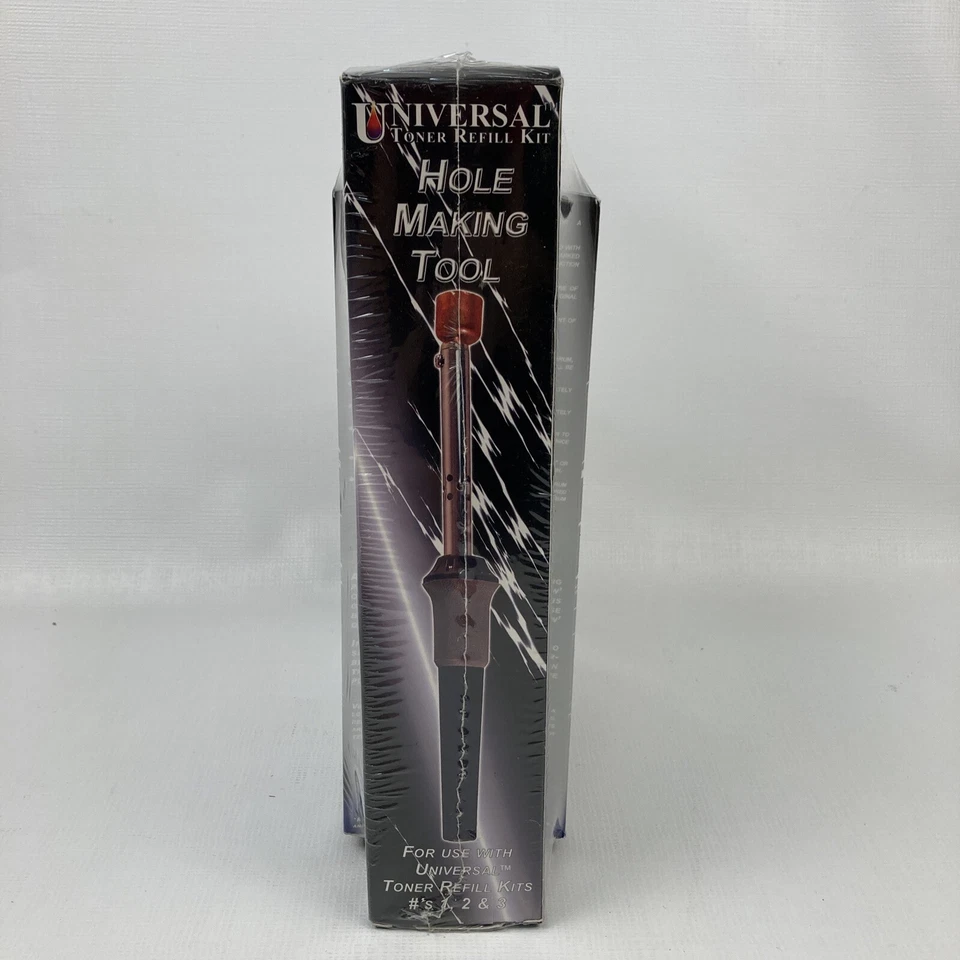 Kit de recarga de toner universal e ferramenta para fazer furos novo lacrado HP Canon novo na caixa - Imagem 4 de 4