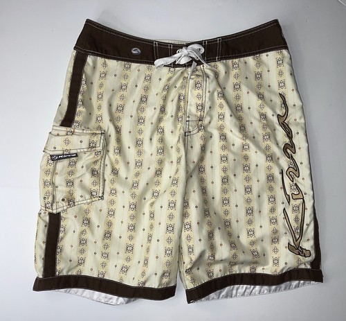 VINTAGE Kirra Mens Board Shorts Size 33 
