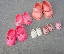 Vintage 1980s Mattel Hallmark Strawberry Shortcake Doll Shoe Lot Pink Mary Jane