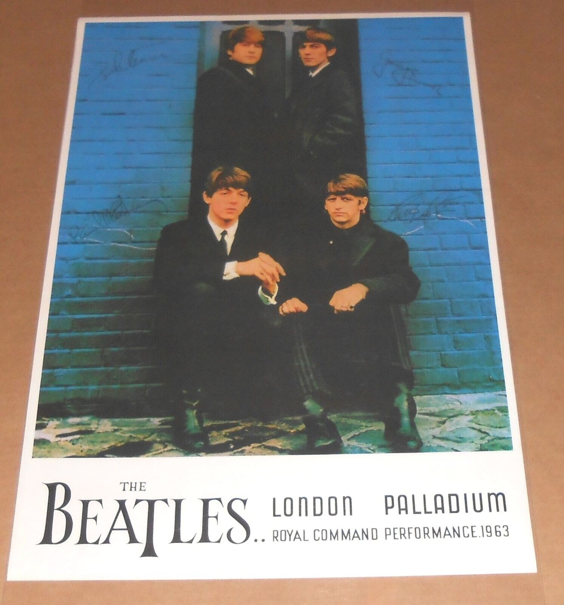 The Beatles London Palladium 1963 Royal Command Poster 27x20 | eBay