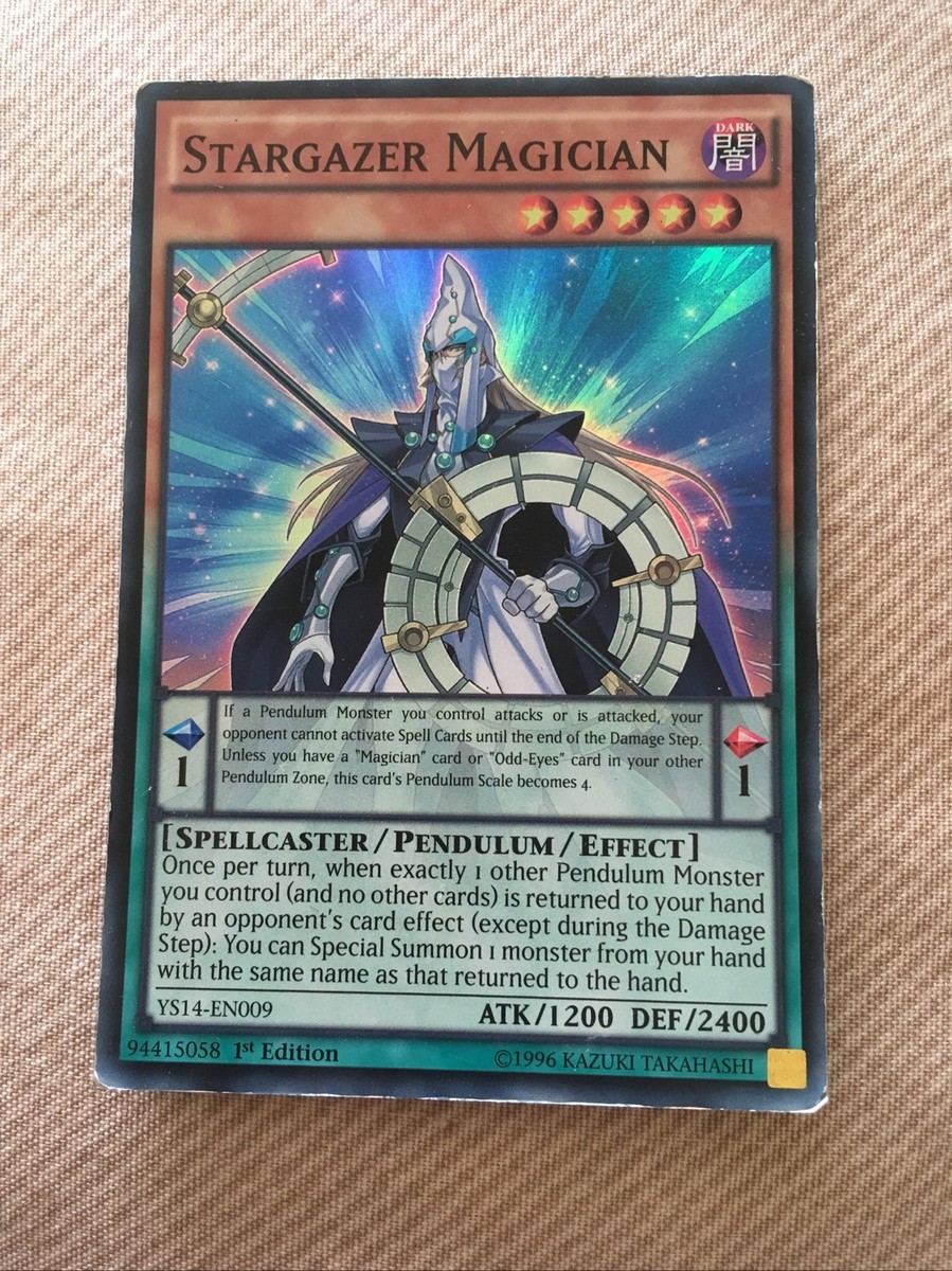 YU-GI-OH Stargazer Magician Card Super Rare, YS14-EN009