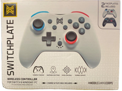 MobileGamingCorps Switchplate Wireless Gaming Controller for Nintendo Switch/PC