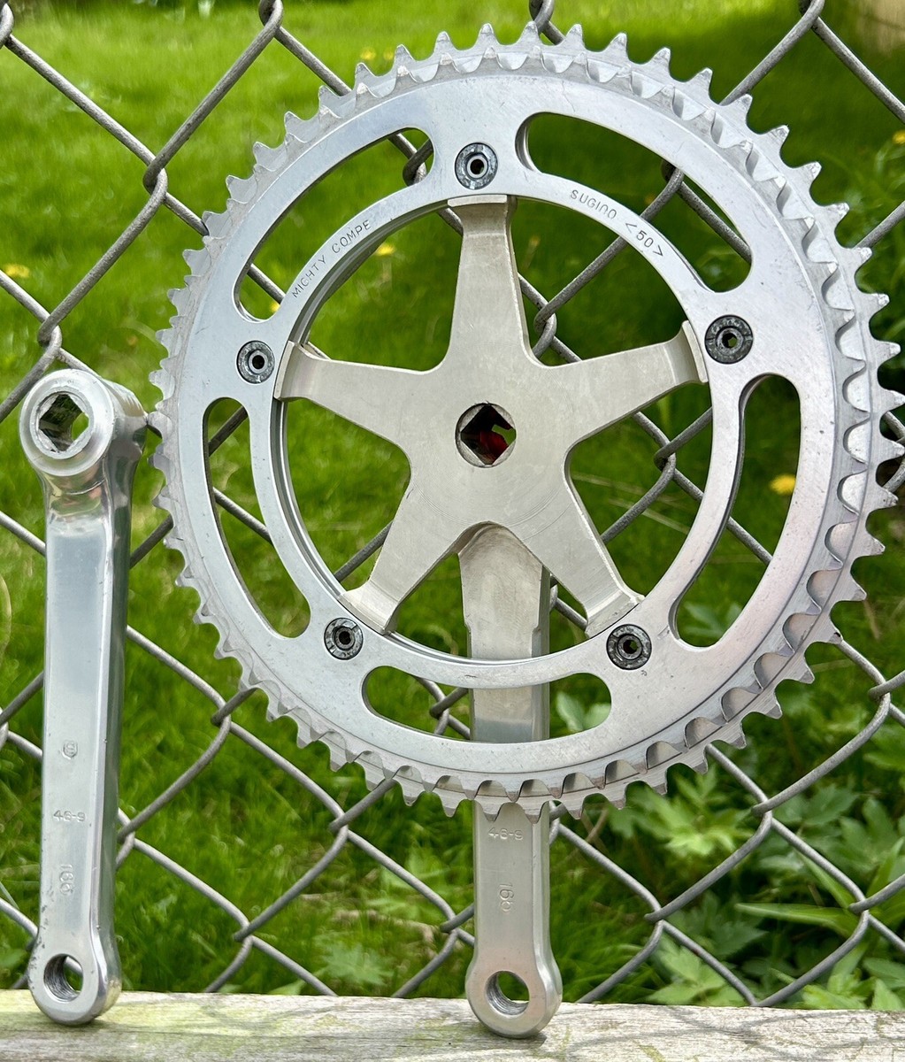 Sugino Mighty Competition Crankset 165 Road BMX Cranks Maxy